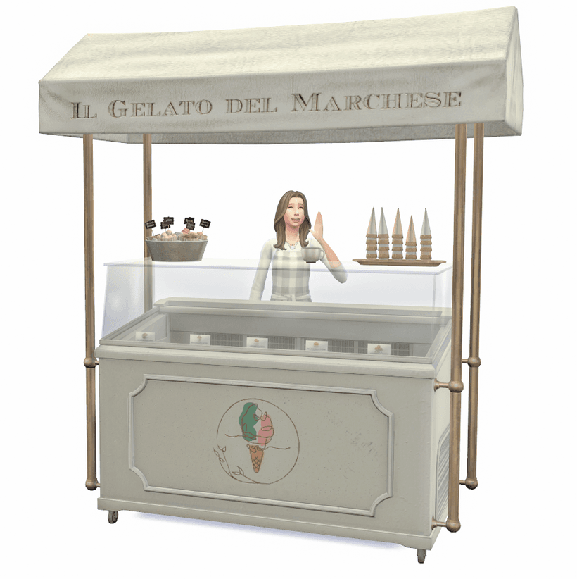 Галерея мода Набор для кафе Ice Cream Cafe #3